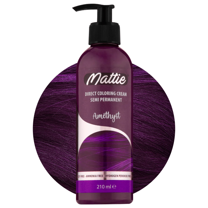 Mattie Amethyste - Direct Vegan Coloring Cream Semi-Permanent 210ml