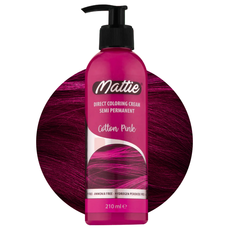 Mattie Cotton Pink - Crème Colorante Direct Vegan Semi-Permanente 210ml