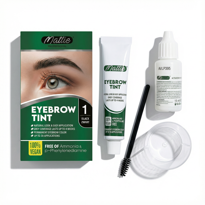 Mattie Kit De Tinte Para Cejas - 1.0 Negro