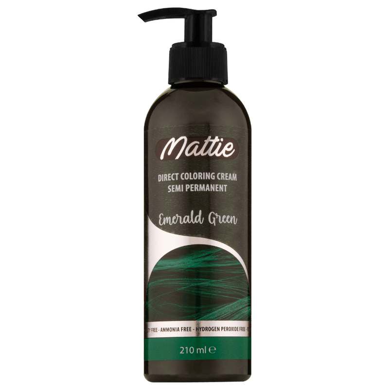Mattie Emerald Green - Direkte Vegane Farbcreme Semi-Permanent 210ml