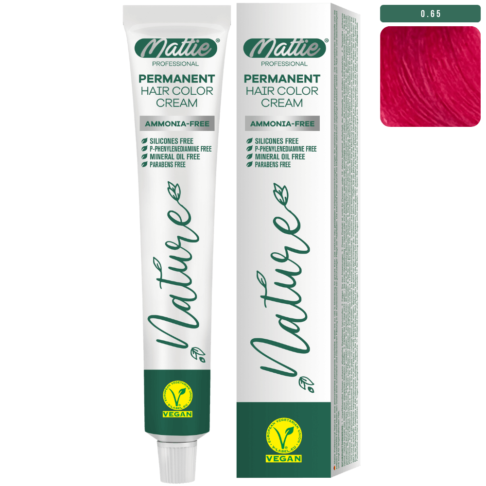 Mattie Professional Nature (0.65) Special Pink - Vegane Permanent Farbcreme 60ml