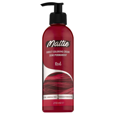 Mattie Red - Direct Vegan Coloring Cream Semi-Permanent 210ml