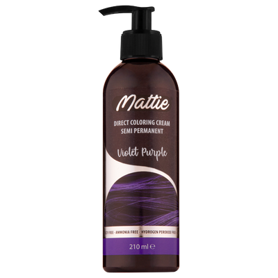 Mattie Violet Purple - Crème Colorante Direct Vegan Semi-Permanente 210ml